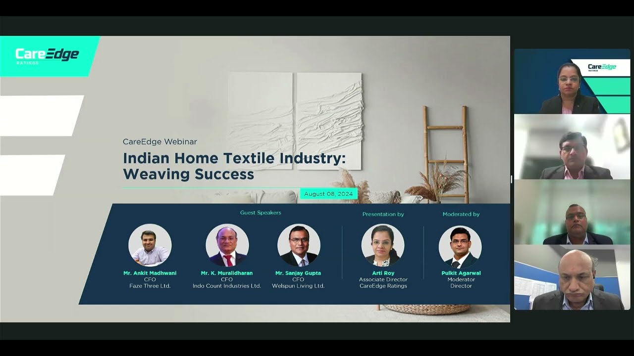 CareEdge Webinar: Indian Home Textile Industry: Weaving Success