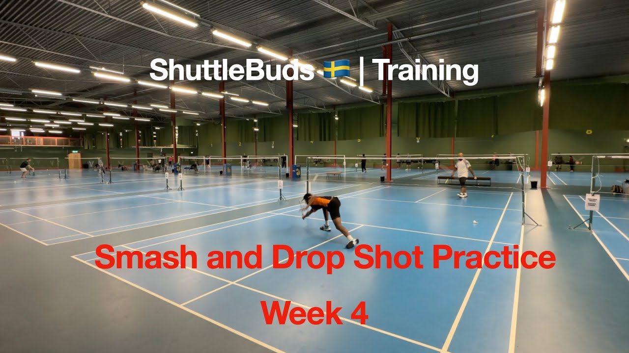 Smash and Drop Shot Practice | Comment the mistakes and improvements you notice | Badminton Drills