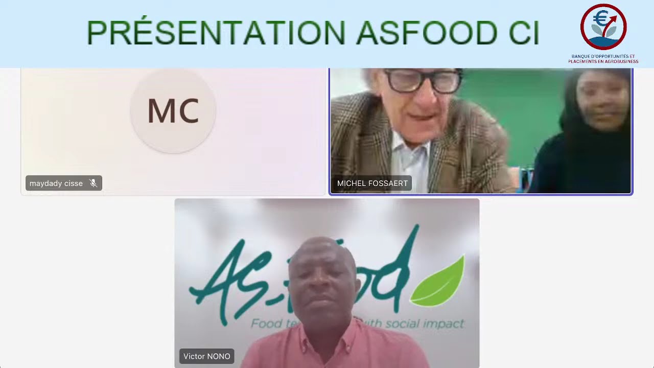 PRÉSENTATION ASFOOD - COTE D'IVOIRE