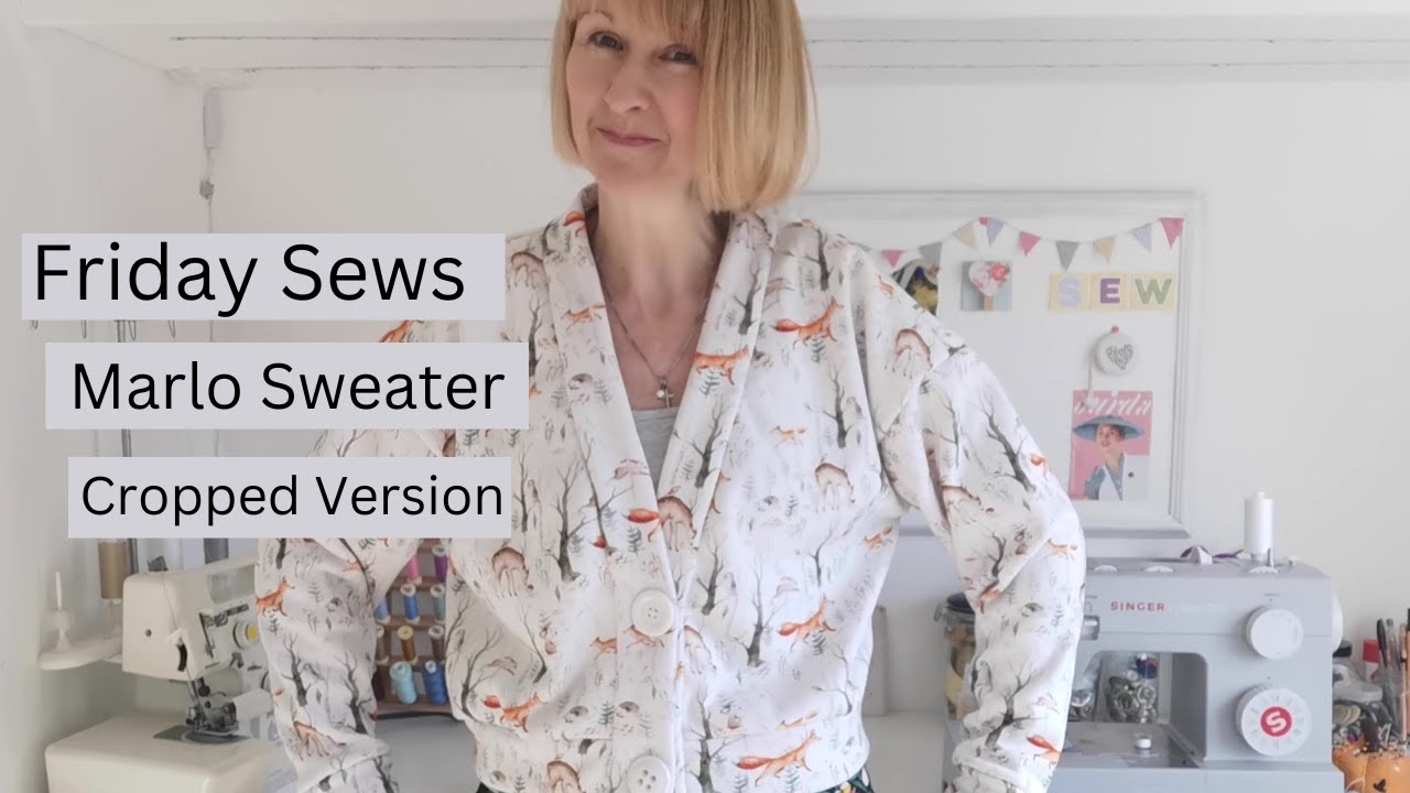 Friday Sews, Marlo Sweater Crop Version