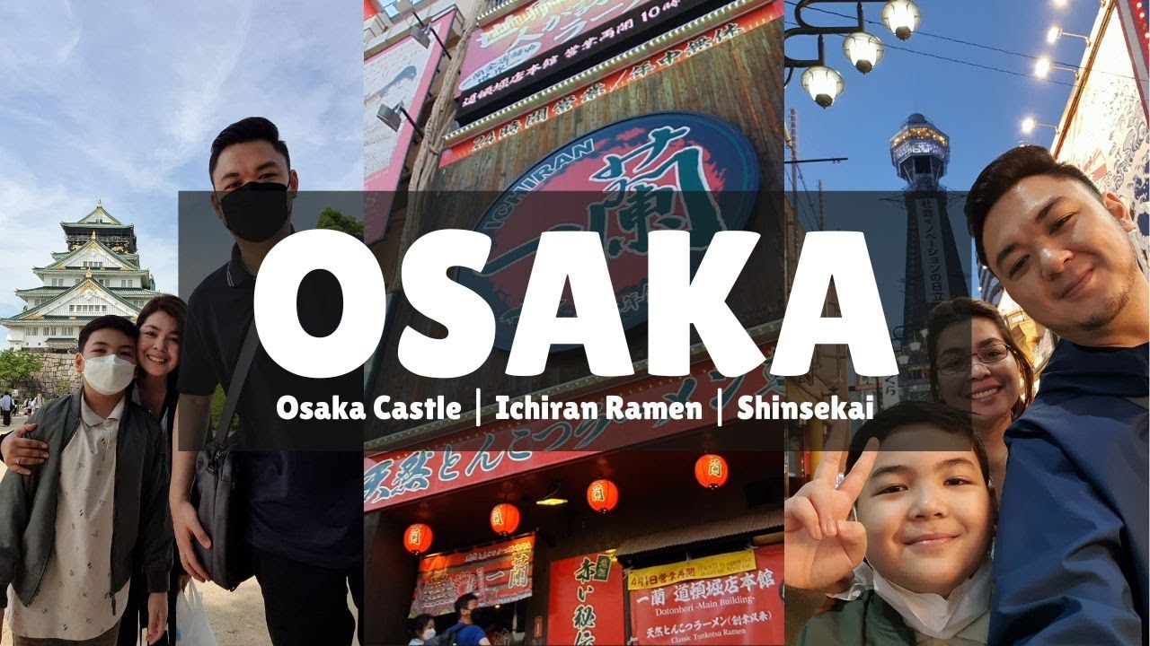Exploring Osaka Castle, Ichiran Ramen, and Shinsekai Magic! | @ronmanuel