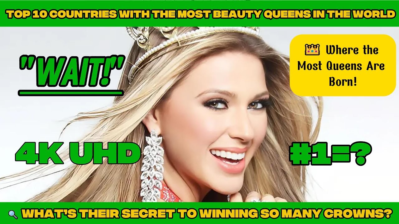 Top 10 Countries with the Most Beauty Queens in the World 👑 | Who Reigns Supreme?