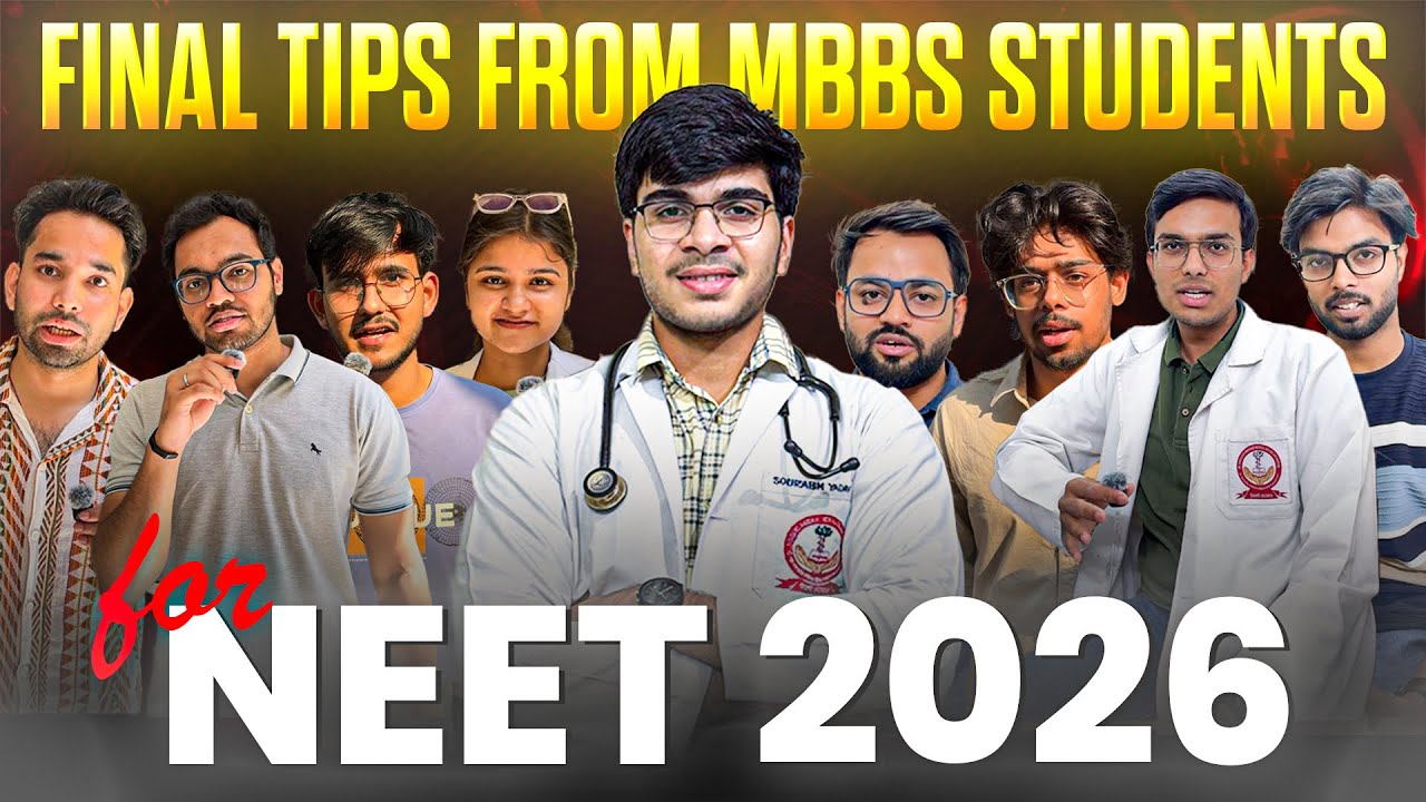 NEET 2026 Last Minute Strategy 🩺🔥| MBBS Students ki Real Advice🤫(Don&rsquo;t Miss This!)