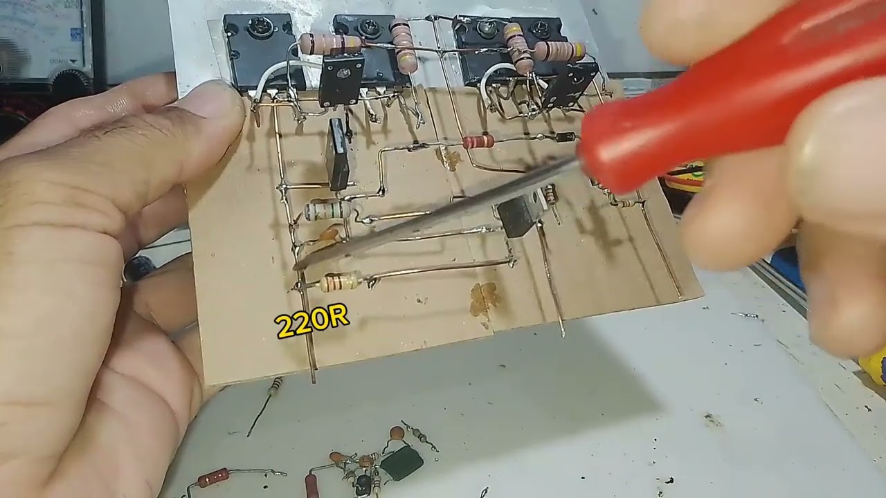 grave forte e potência Veja esse amplificador montagem caseira no modo Aranha 🕷️🕷️