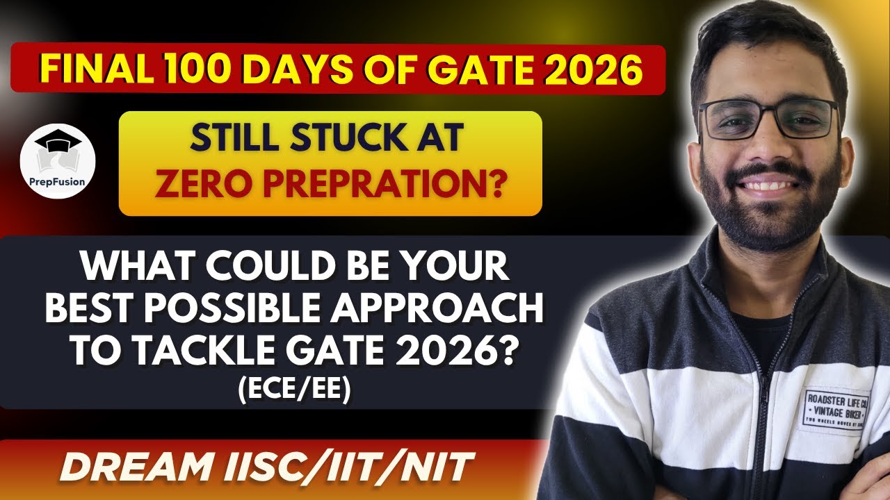 🔥Последние 100 дней GATE 2026 || Начинаем с нуля || PrepFusion