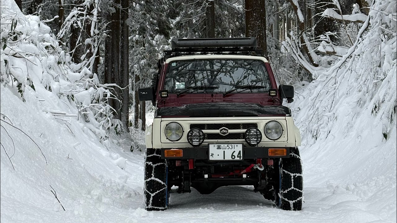 #週末ジムニー　Snow drive