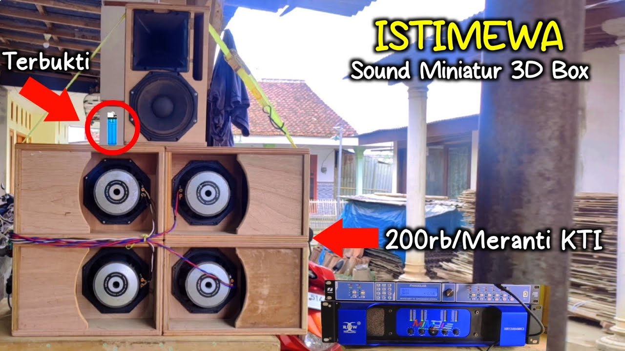 Sound Langka ‼️ Mewah Cukup 200 ribu Cobre Sound Miniatur 3D Box