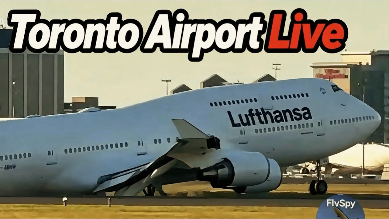 🔴LIVE Toronto Airport | Sunset Arrivals and Departures | August 26 2026