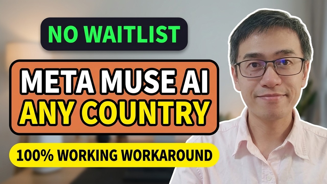 How to Get Meta Muse AI ANYWHERE Outside US/Canada Bypass Waitlist 1 Billion Token Code Inside