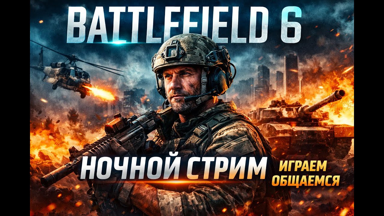 Battlefield 6 | Ночной стрим — играю на максималках