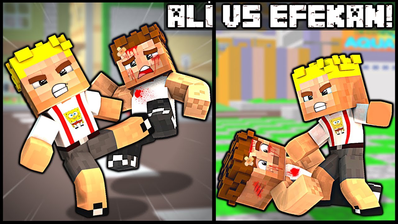 ALİ VE EFEKAN ÇOK KÖTÜ KAVGA ETTİLER! 😱 -Minecraft