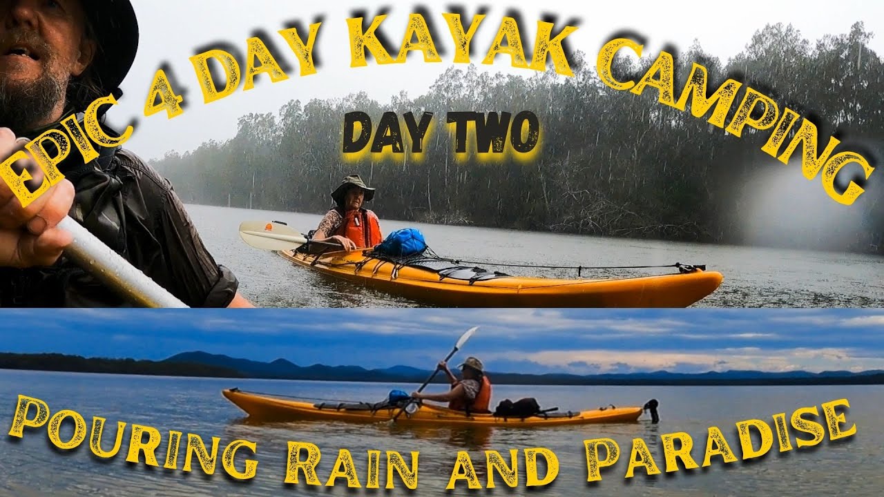 Epic4Day Kayak hammock camping DAY 2. Pouring Rain and Paradise. Nature's Beauty Abundant DAY 2