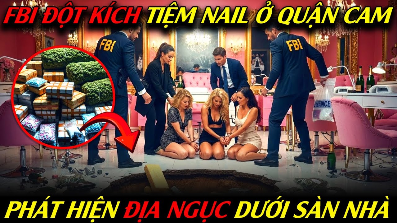 FBI ĐỘT KÍCH Tiệm Nails Lớn Nhất Quận Cam - Thứ Phát Hiện Dưới Sàn Nhà Gây Rúng Động Nước Mỹ!