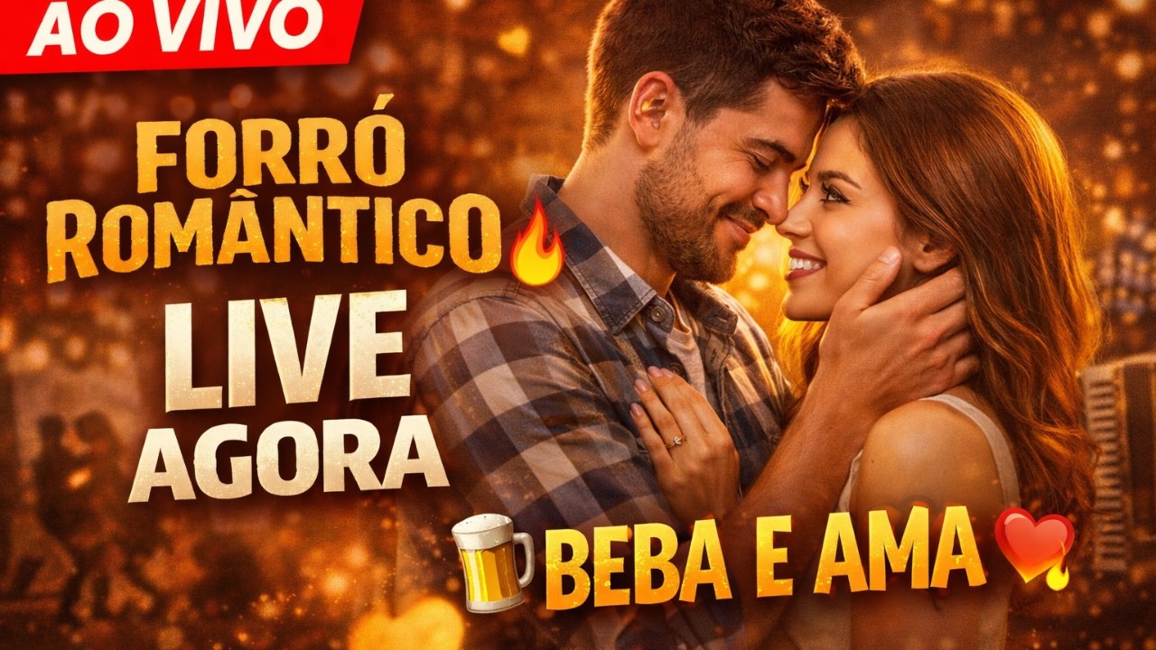 FORRÓ ROMÂNTICO AO VIVO 🔥 Só Sofrência Boa Pra Beber e Amar | LIVE AGORA