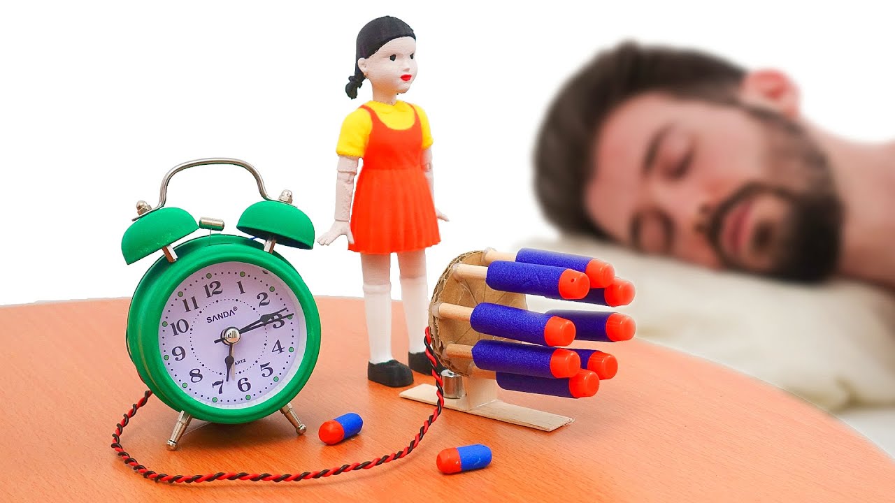 FABRICO el DESPERTADOR del JUEGO del CALAMAR ⏲️🔫
