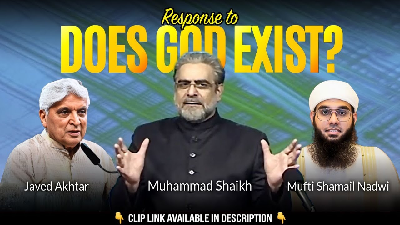 Does God Exist? | Javed Akhtar vs Mufti Shamail Nadwi | Method To Ask Question In the Quran? 10/12