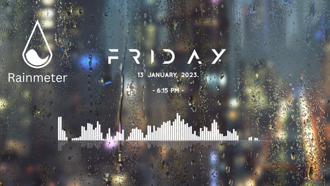 Как сделать рабочий стол чище с помощью Rainmeter (Mond) — добавьте часы и многое другое на свой ...