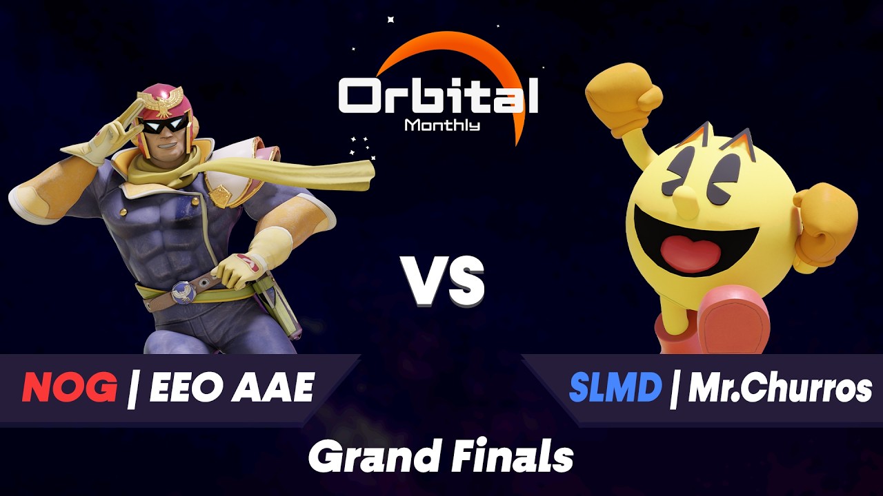 Orbital Monthly #20 Grand Finals NOG | EEO AAE (Captain Falcon) vs SLMD | Mr.Churros (Pac-Man)