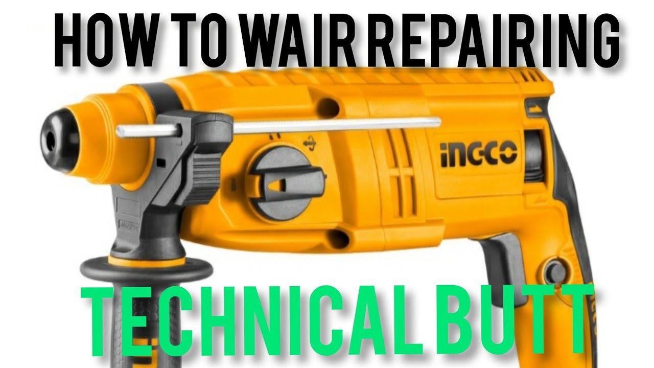 INGCO ROTARY HAMMER MODEL RGH 6508 How to wairreparing |Technical butt