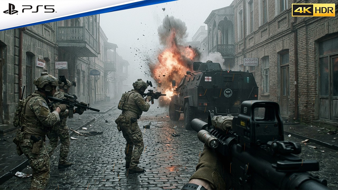 NATO BASE ATTACK GEORGIA | Realistic Graphics Gameplay [4K 60FPS HDR] Battlefield
