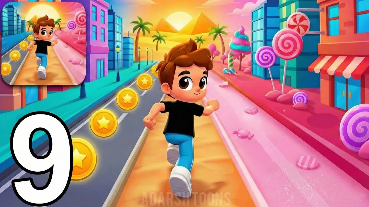 Kooply Run: Subway Craft – Gameplay Walkthrough Part 9 - Crazy Runner Levels (Android & iOS)
