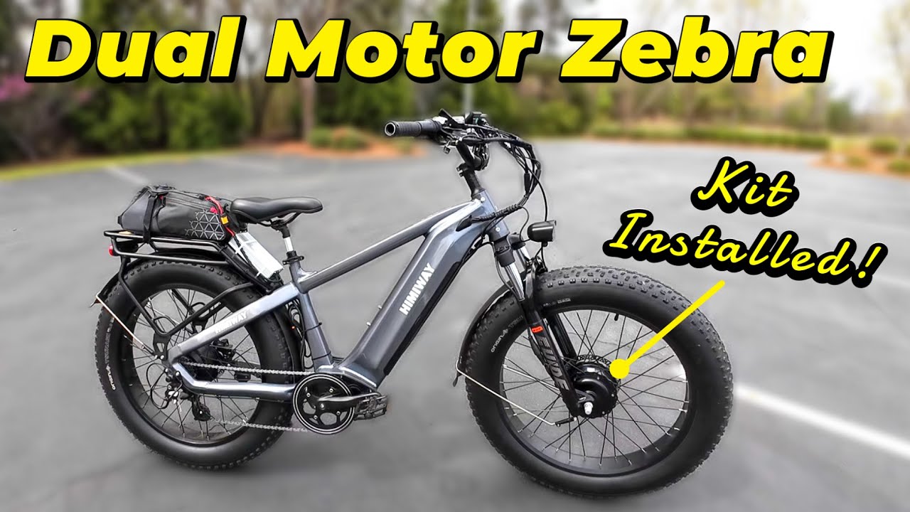Dual Motor Himiway Zebra: Front Motor Kit Installation
