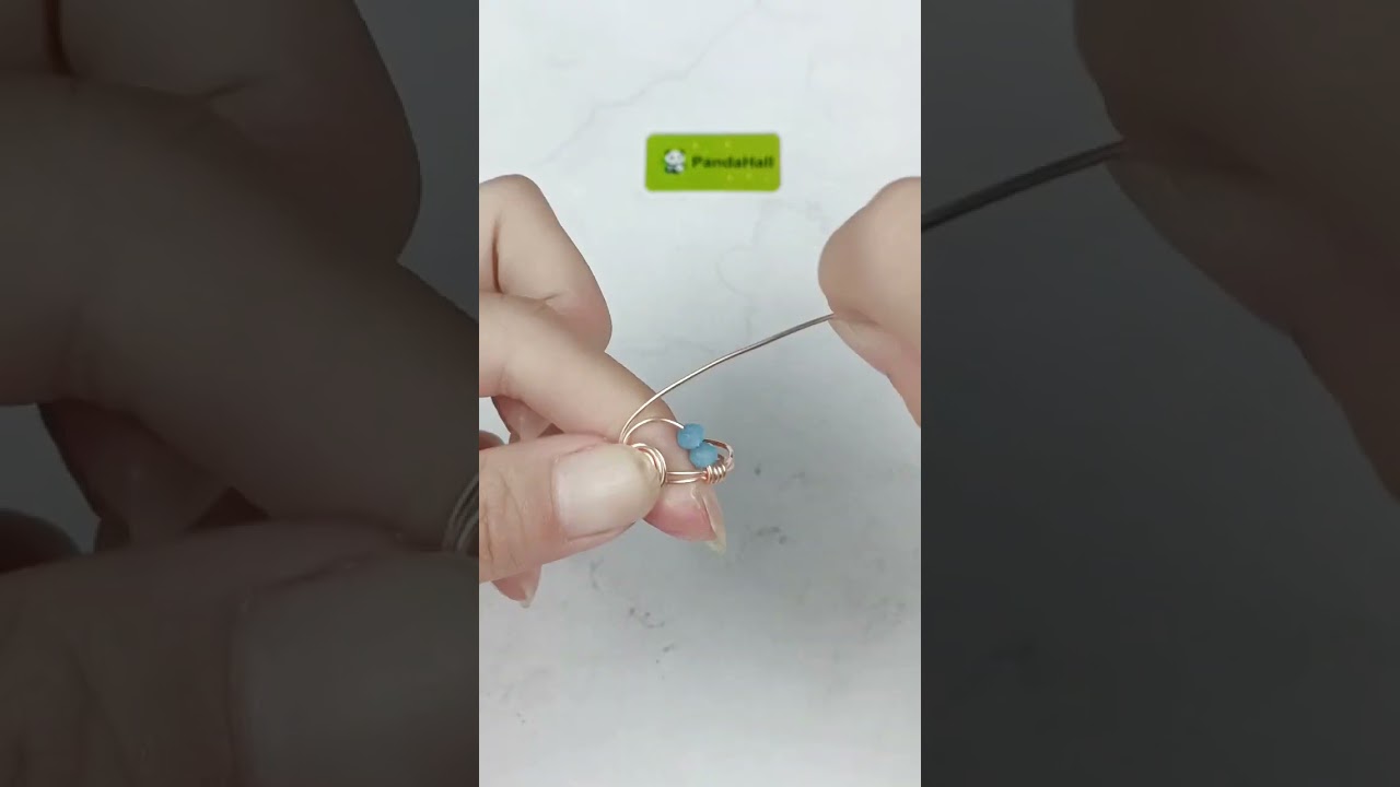 Anello a filo avvolto【Pandahall DIY】#shorts
