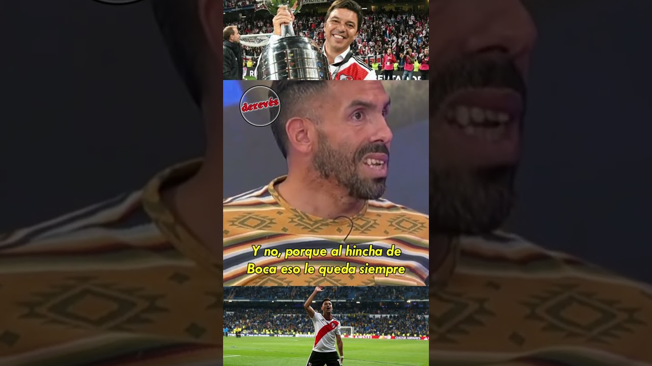 TEVEZ NO CICATRIZA lo que paso en MADRID #Tevez #Boca #River #Shorts
