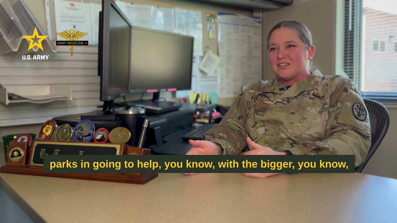 Experience Army Medicine - Major Terra Forward - 60C, Preventive Medicine Officer
