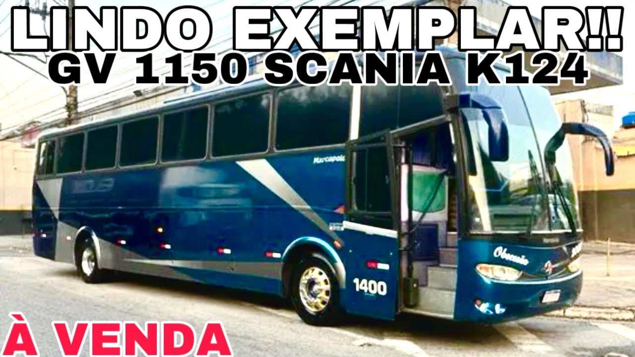 ÔNIBUS PARADISO HD SCANIA K124 - TRANSFORMADO EM G6 À VENDA