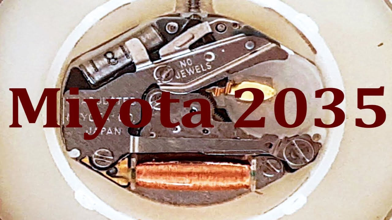 Miyota 2035 revisione completa - TUTORIAL