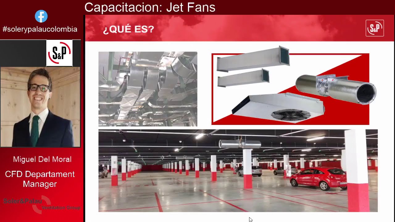 Ventilación en Parqueaderos con Jet Fan. Miguel del Moral