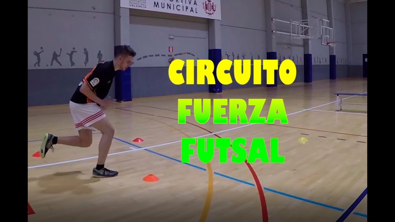 Entrenamiento fuerza en el fútbol sala | Futsal strength circuit
