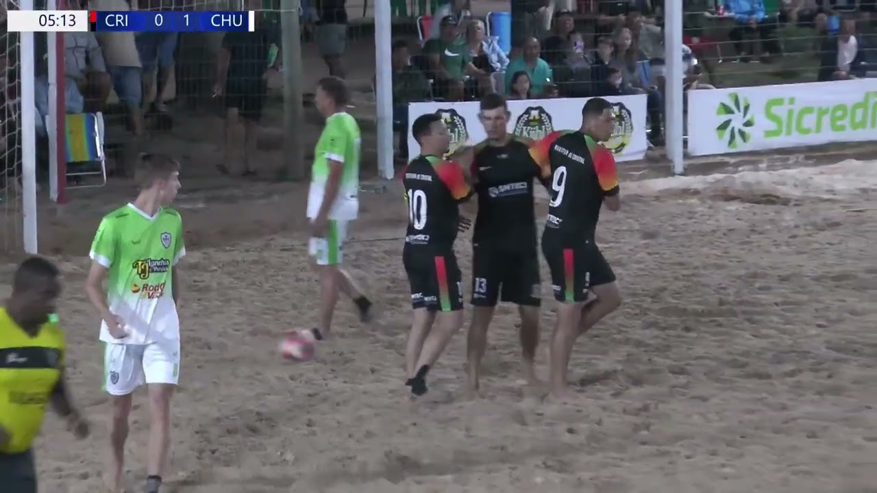 Gols abertura jogos Seleções 45 º Praiano de Cristal