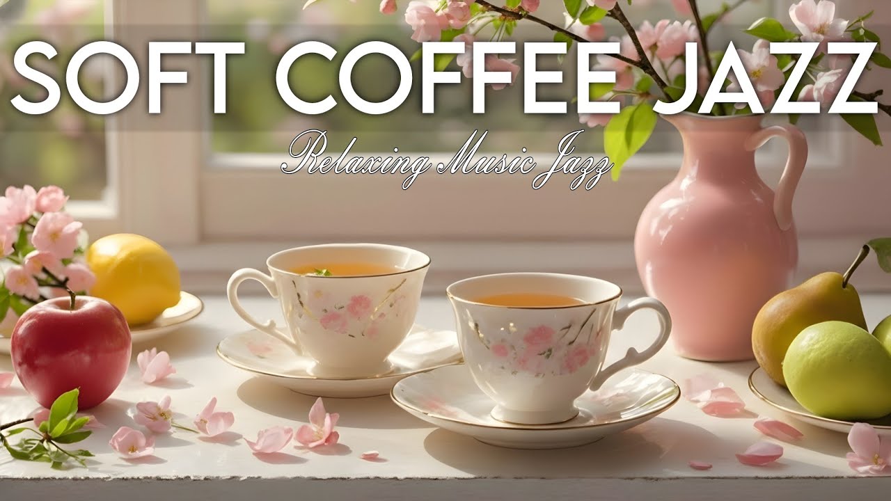 Soft Coffee Jazz ☕ Gentle Bossa Nova & Relaxing Background Music for Happy Moods.