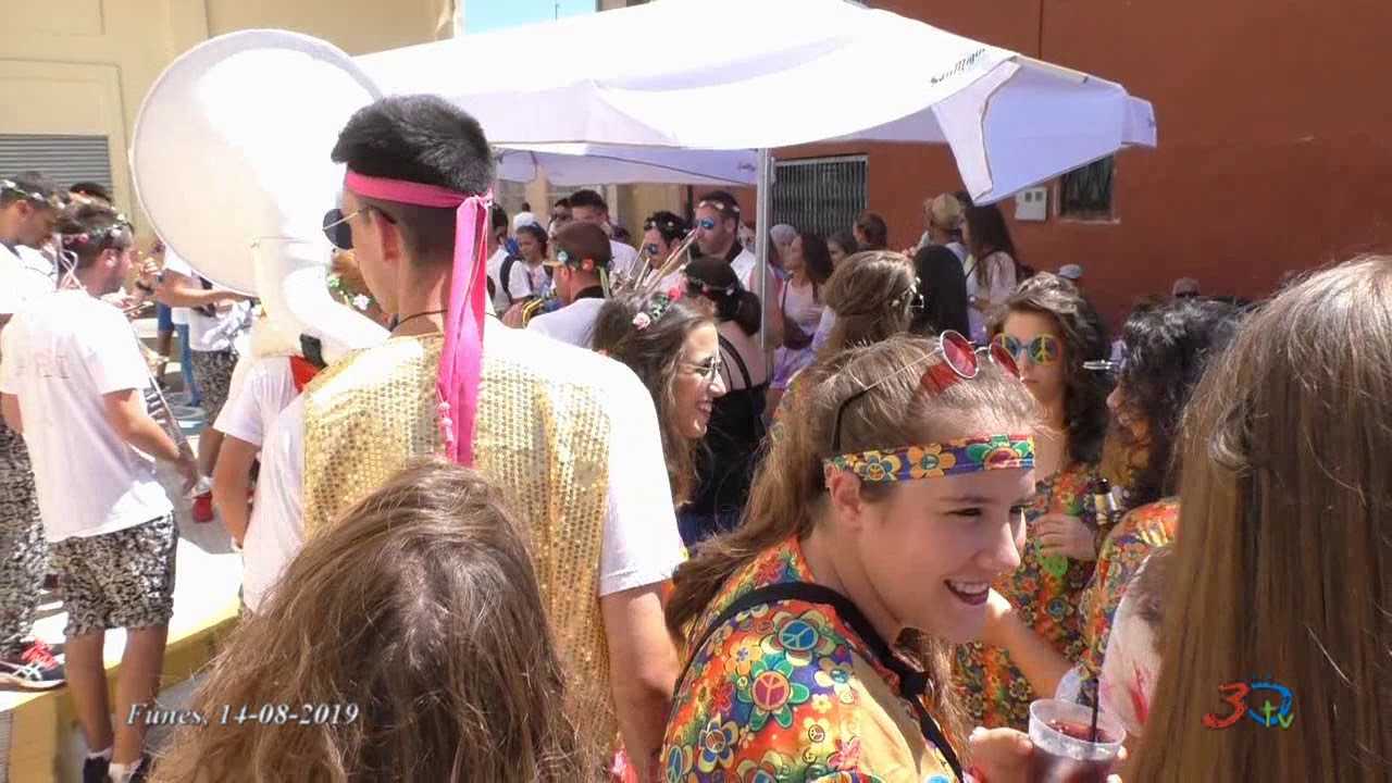 Funes, Fiestas 2019, Día de las Peñas por la Mañana 14/08/19