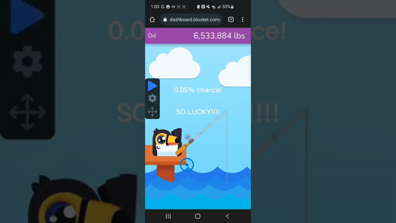 Tim the Alien Flin Blooket Fishing  Frenzy!