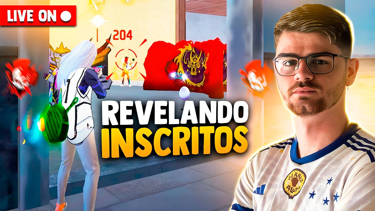 🔥 LIVE FF 🔥 FREE FIRE - AO VIVO 🔥 4X4 + 6X6 COM INSCRITOS 🔥 SALA PERSONALIZADA 🔥 RG REVELA   #200k