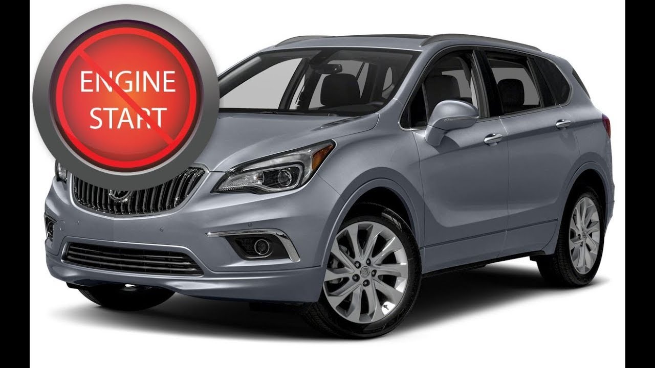 Open and Start a Buick Envision with a dead key fob battery.