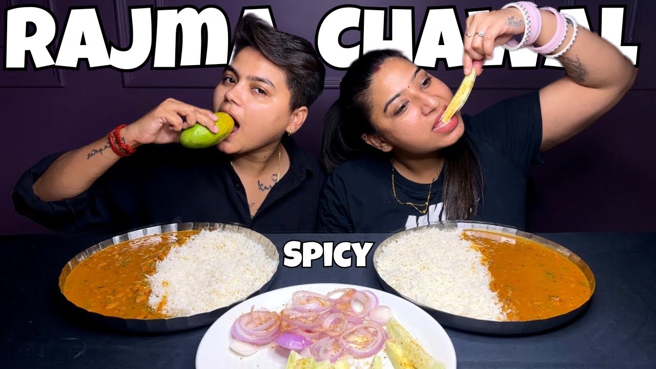 Eating Spicy Rajma Chawal Mukbang🥵 | ​⁠@YashalsMukbang