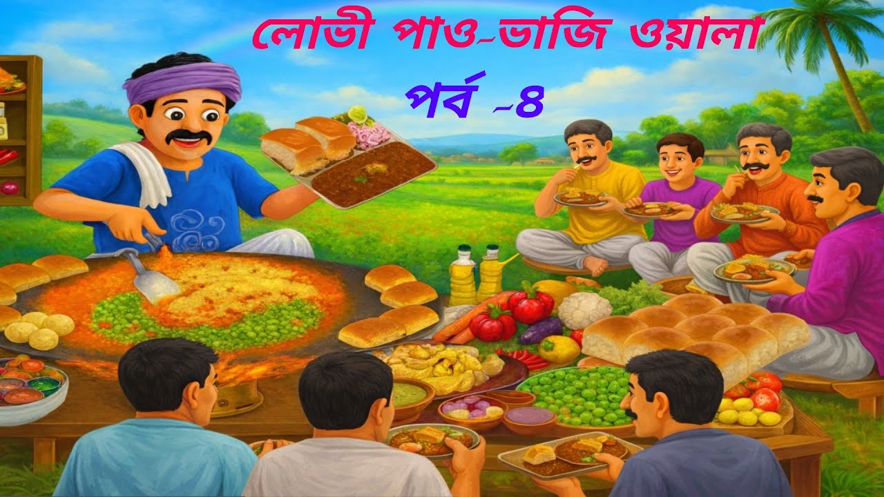 লোভি পাওভাজি ওয়ালা পর্ব~৪❤️‍🩹 #বাংলা_কার্টুন#কাটুন#cartoon#cartoonvideo #কাটুন_ভিডিও#মজার_কার্টুন 🌺