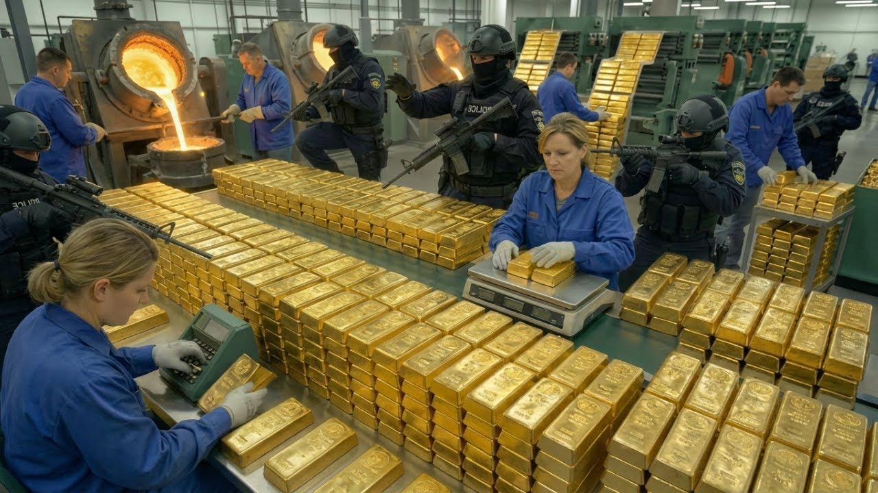 Billion-Dollar SECRET Revealed: How They Smuggle Gold & Make LEGIT Bars (Shocking Process)