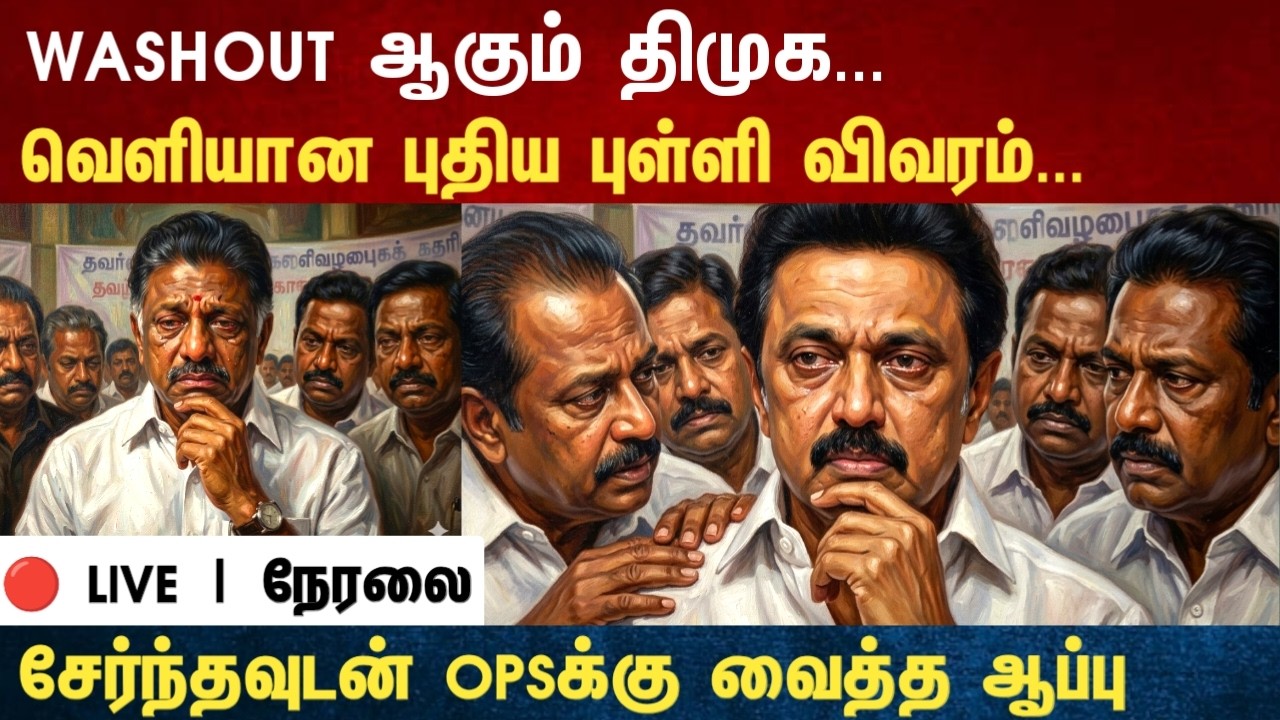 Athirstamchannel | WASHOUT ஆகும் திமுக... வெளியான புதிய புள்ளி விவரம்... |news stalin vs ops