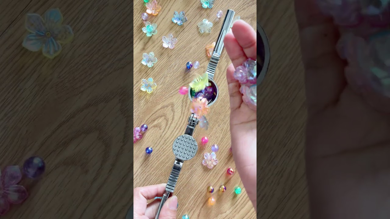 Colorful Flower Beads Press ASMR | Oddly Satisfying 