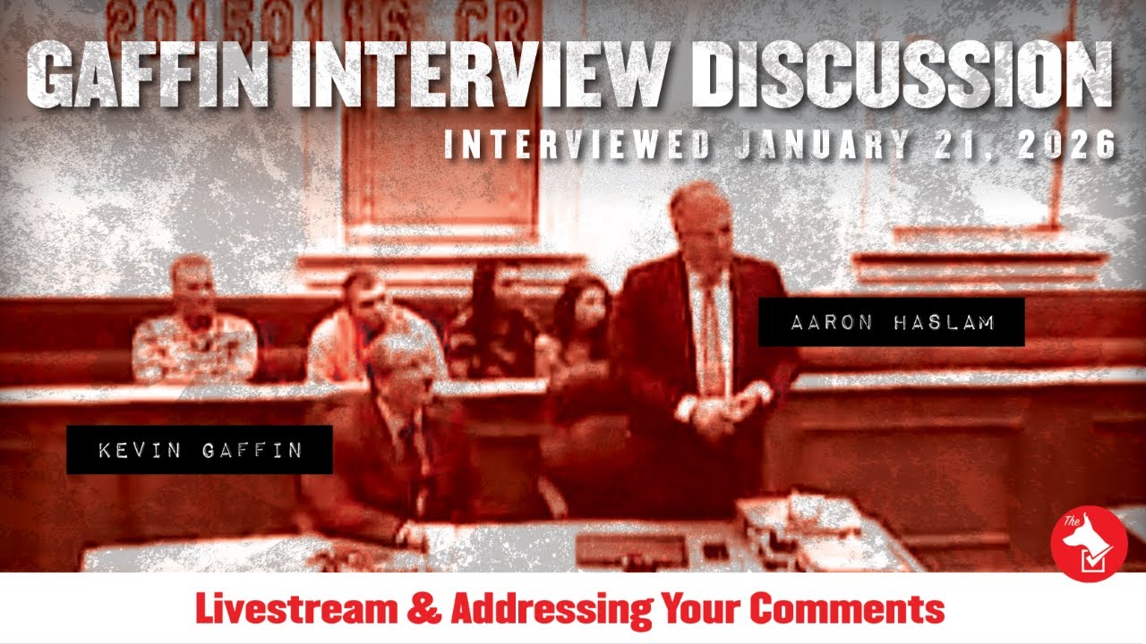 Sunday 7 PM:  Gaffin Prison Interview Discussion