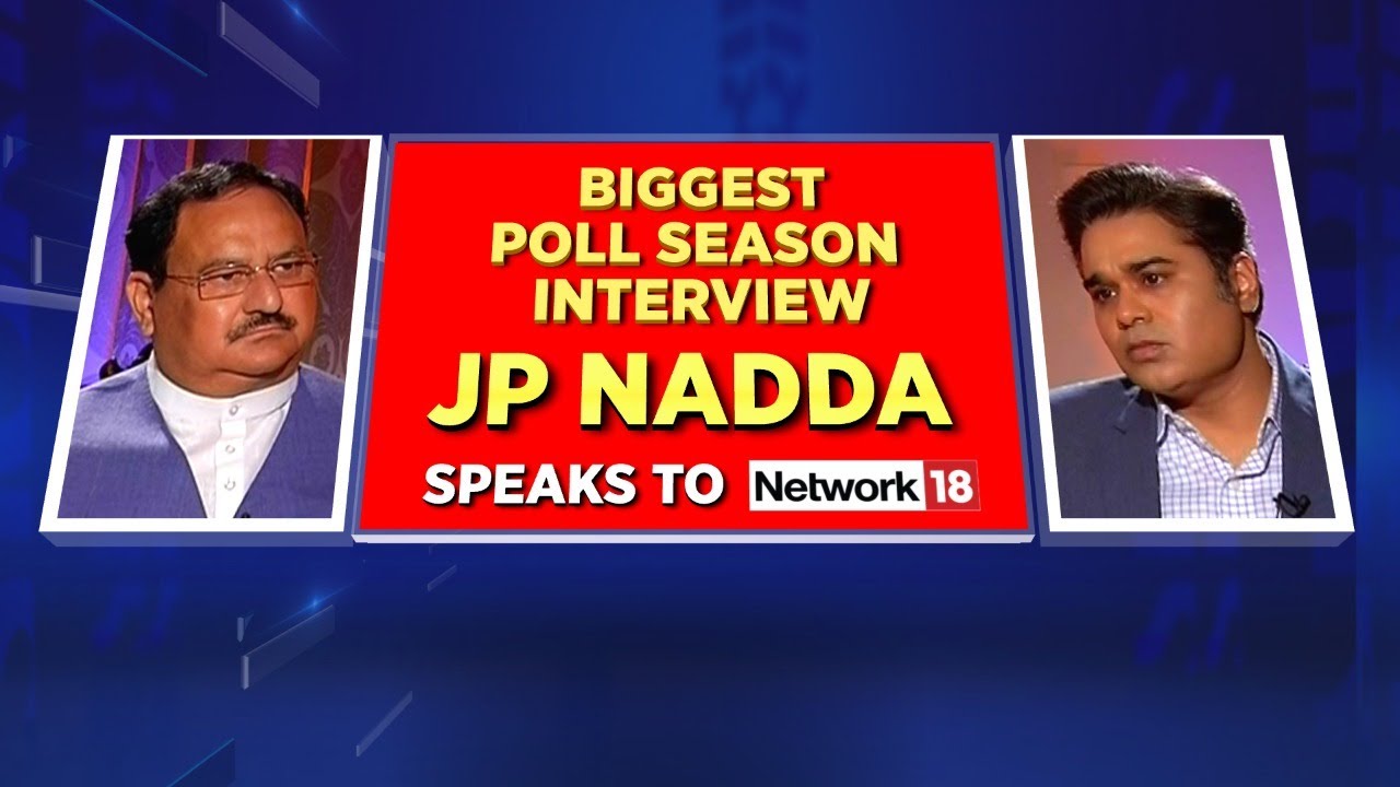 JP Nadda Exclusive Interview | Amish Devgan | Assembly Elections 2021 | CNN News18
