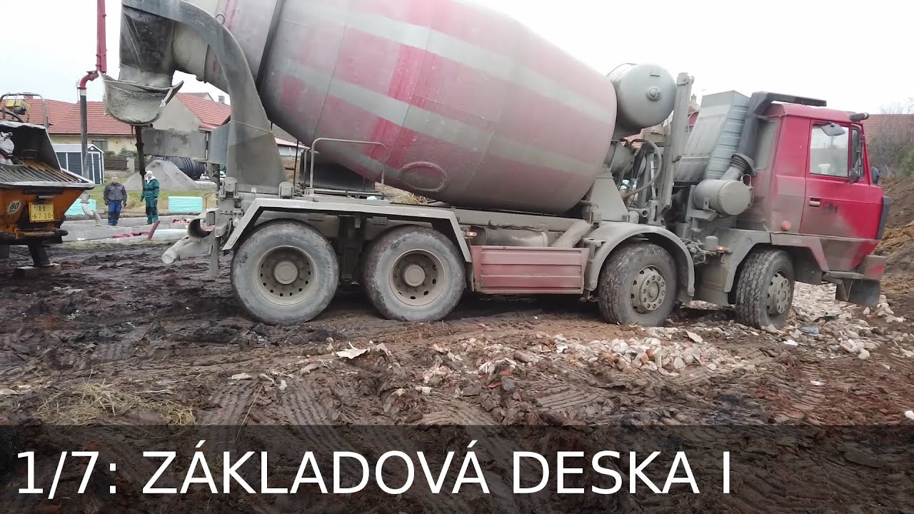 Dřevostavba Sázava 1/7: základy I
