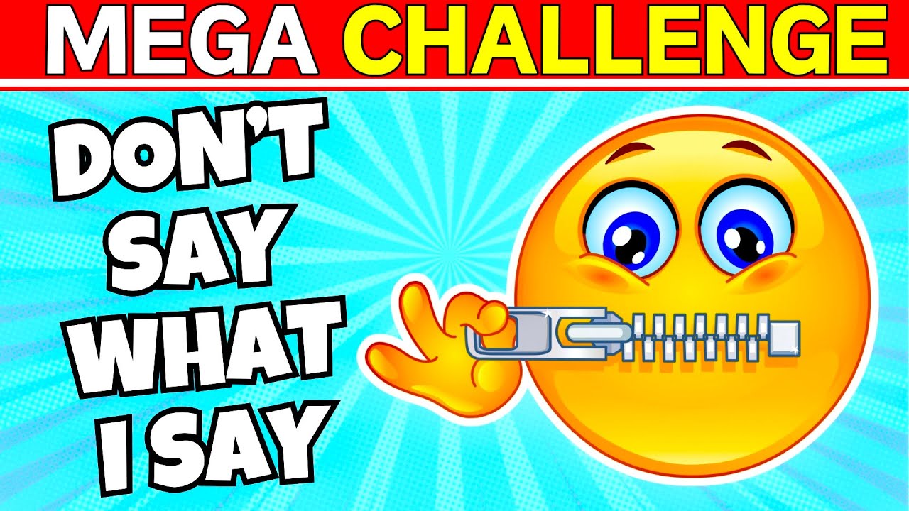Avoid Saying The Same Answer As Me | Mega Challenge | Don't Say What I Say | Quiz Clubs 😱