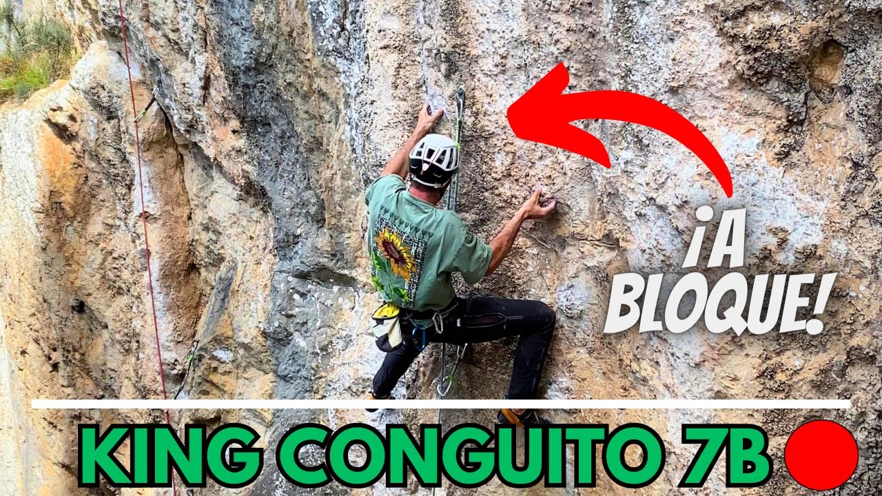 Mi PRIMER 7B y 7B+ (soft) en una semana...¿y? | KING CONGUITO (7B) 🔴 | Escalada comentada