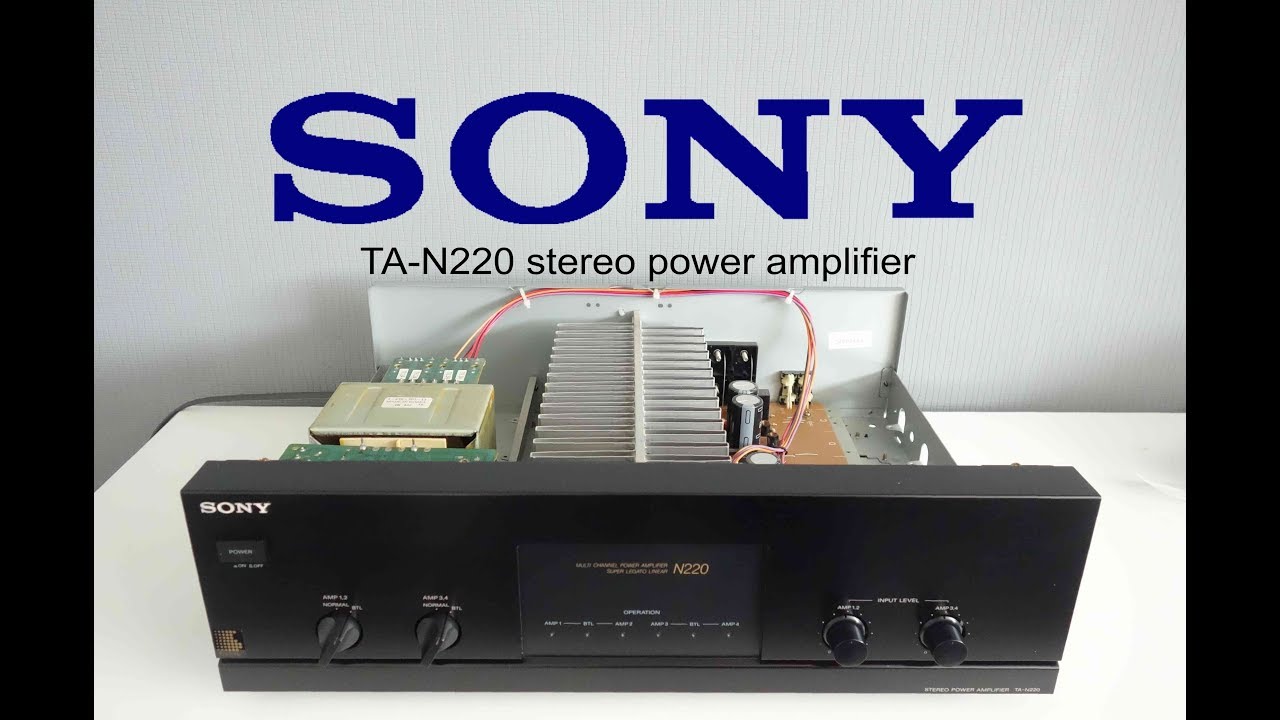 Sony TA N220  multi channel power amplifier